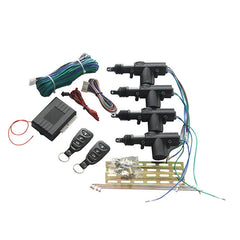 7pcs /Set Car Remote Control Central Lock Keyless Entry System With Motor, External Speaker, Double Flashing Prompt, TSK-409B-T240
