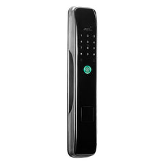 Smart Wifi Anti-Theft Fingerprint Password Lock Mobile Phone Remote Control Electronic Door Lock Magnetic Card Lock, SM-SL808 Automatic Black, SM-SL808 Automatic Bronze