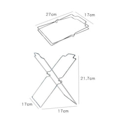 Stainless Steel Kitchen Foldable Storage Rack Plastic Bag Towel Trash Can Holder, Trash Can Holder