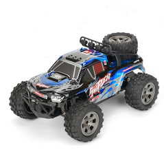 MGRC Charging Remote Control Car 2.4G Wireless Remote Control Four-Way Cross-Country Climbing Car 1:18 Car Model, Green, Orange, Gray Blue, Red