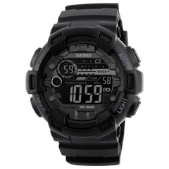 SKMEI 1243 Men Sports Watch Outdoor Waterproof Digital Watch, Red, Black, Golden