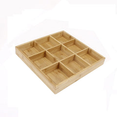 Hot Pot Bamboo Plate Compartmental Platter Vegetable Wood Tray Set, Large Nine Grid Plate, Six Grid Plate, Large Four Grid Bamboo Plate, Medium Four Grid Bamboo Plate, Small Four Grid Bamboo Plate, Three Grid Bamboo Plate, Two Grid Plate               ...