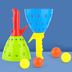Children Toy Catapult Ball Parent-Child Outdoor Bouncy Ball Game Kit, Random Color Delivery, Bouncy Ball Game Kit