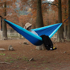 Outdoor Double Inflatable Hammock Anti-Rollover Camping Swing, Size: 270x140cm, 270x140cm Inflatable Green, 270x140cm Inflatable Blue, 270x140cm Inflatable Khaki