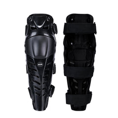 SULAITE Motorcycle Outdoor Riding Anti-Fall Protective Gear Knee Pads, Black, Black Red