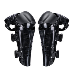 SULAITE Motorcycle Outdoor Riding Anti-Fall Protective Gear Knee Pads, Black, Black Red