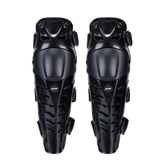 SULAITE Motorcycle Outdoor Riding Anti-Fall Protective Gear Knee Pads, Black, Black Red