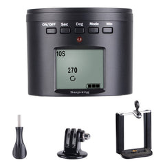 Suptig RSX-350 360 Degree Panoramic-Head Power-driven Time Lapse Stabilizer Tripod Adapter Turntable Mount for GoPro HERO9 /8 /7 /6 /5 /5 Session /4 Session /4 /3+ /3 /2 /1, Xiaoyi and Other Action Cameras