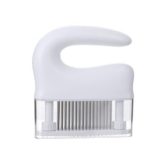 Stainless Steel Tenderloin Meat Knocking Meat Needle 48-Pin Household Kitchen Rib Breaker, 16.5x14.5cm
