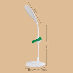 WS-8010 LED Fan Desk Lamp Bedside Desk USB Folding Desk Lamp, Water Drop, Ring, Pen Holder White Fan Blade, Pen Holder Yellow Fan Blade, Pen Holder Blue Fan Blade, Pen Holder Green  Fan Blade