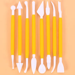 2 Sets Carving Pen Cake Fondant Carving Knife Making Cutting Tool 01030 Purple (OPP Bag Packaging), 01071 Yellow (OPP Bag Packaging), 01018 Red (OPP Bag Packaging), 02023 Blue (OPP Bag Packaging), 02030 Pink (OPP Bag Packaging)                         ...