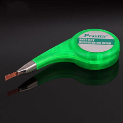 ProsKit Anti-Scalding Tin Suction Wire Tin Suction Tape, DP-033A 2mx1.5mm