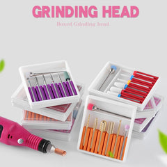Nail Art Ceramic Tungsten Steel Alloy Grinding Heads Set Grinder Polishing Tool, GH-01, GH-06
