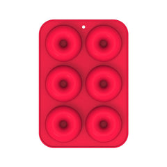 Oven Baking Tools Silicone Cake Donut Mold, 8 Even Brown, 6 Even Blue, 6 Even Purple, 6 Even Green, 6 Even Orange, 6 Even Yellow, 6 Even Red