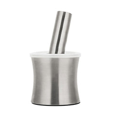 Kitchen 304 Stainless Steel Garlic Masher Spice Bean Nut Grinder, Straight Shape, Waist Shape, Drum Shape, Big Bowl Shape, Large Drum Shape