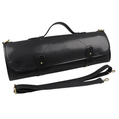 WESSLECO Chef Knife Storage Bag Portable Roll Knife Storage Bag, Portable Roll Black, WESSLECO Brown