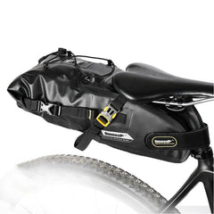Rhinowalk RK19511 Full Waterproof Bicycle Saddle Tail Bag Big Capacity Road Bike Bag, RK19511 Black 10L, RK19512 Black 5L, RK19513 Black 13L