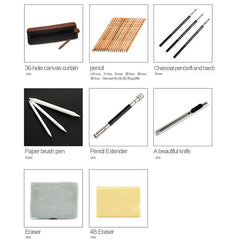 29 PCS / Set MARCO Beginner Sketch Set Sketching Tools, MARCO Sketch Set