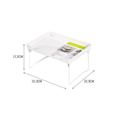 Kitchen Desktop Wardrobe Foldable Cabinet Storage Rack, White, Transparent