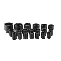 26 PCS / Set Hexagonal Heavy-Duty Socket Auto Repair Socket Wrench, 26 In 1 Wrench