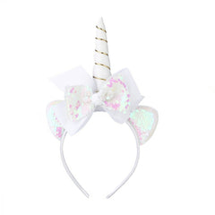 2 PCS F036 Cartoon Headband Children Birthday Festival Party Hair Accessories, Golden, Rose Red, White 1, Colorful, Blue, Pink