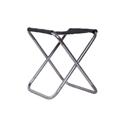 Outdoor Portable Camping Folding Chair 7075 Aluminum Alloy Fishing Barbecue Stool, Size: 24.5x22.5x27cm, Camping Folding Chair (Silver Gray), Camping Folding Chair (Gold), Camping Folding Chair (Red), Camping Folding Chair (Blue)