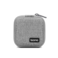 2 PCS Baona BN-F001 Headset Oxford EVA Storage Box Data Cable Charger Organizing Box, Gray, Black