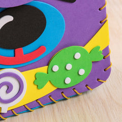3 PCS Multicolor EVA Foam Puzzles Lovely Animals Children Handmade Bags, Random Style Delivery, 3 PCS EVA Foam Puzzles
