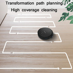 GEERLEPOL Smart Home Automatic Refilling Sweeping Robot, High Configuration Support Mobile Phone APP, White, Black