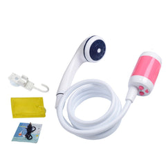 LLT-ES01 Electric Pet Shower Outdoor Camping Bath Device, Style:, Standard (Orange White), Standard (Sky Blue), Standard (Pink), High Match (Orange White), High Match (Sky Blue), High Match (Pink)