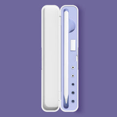 Silicone Stylus Protection Storage Box Box For Apple Pencil 1 / 2 , Specification:, 8mm (Graphite Black), 8mm (Clove Purple), 8mm (Dark Night Green), 8mm (Glacier Blue), 10mm (Graphite Black), 10mm (Clove Purple), 10mm (Dark Night Green)               ...