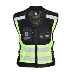 GHOST RACING GR-Y06 Motorcycle Riding Vest Safety Reflective Vest, M, L, XL, XXXL, XXL