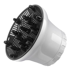 Universal Hair Diffuser Adaptable For Blow Dryers with Rotatable Design Curly Hair Large Wind Hood, White, Black