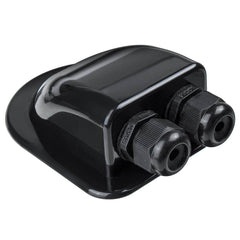 Solar Photovoltaic Plastic Bracket ABS Photovoltaic Car Roof Waterproof Junction Box, White, Black
