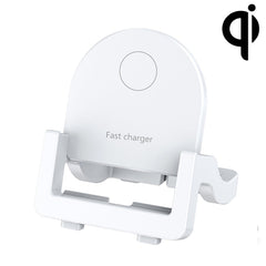 KH-18 15W Vertical Wireless Fast Charger with Phone Holder, Black, White