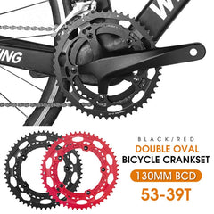WEST BIKING YP0719274 53-39T Road Bike Crank Racing Double Disc, WEST BIKING YP0719274 53-39T