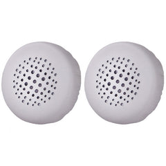 2 PCS Headset Honeycomb Earmuffs for Jabra Evolve 20se / 30II / 40 / 65+ / 75+, Black, Gray