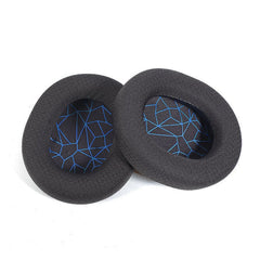2pcs Sponge Headset Pad for Steelseries Arctis Pro / Arctis 3 / 5 / 7(Black Grey Leather), TBD0601869701B, TBD0601869701C, TBD0601869701D, TBD0601869701E, TBD0601869701F, TBD0601869701G, TBD0601869701H, TBD0601869701J, TBD0601869701A