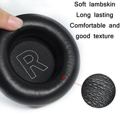 2pcs Genuine Leather Sponge Earmuffs For B&O BeoPlay H7 / H9 / H9i, H7 / H9 / H9i (Black), H7 / H9 / H9i (Apricot)