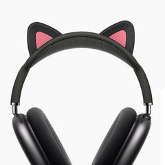 Cat-Ear Silicone Beam Cover For AirPods Max 2 / Max, Black, White