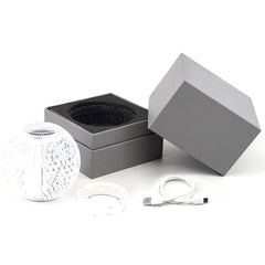 Crystal Ball Small Table Lamp USB Acrylic Night Light, MT2 80 x 80mm, MT1  110 x 110mm