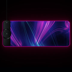K9186 Multifunctional RGB Lighting Mouse Pad With Wireless Charger