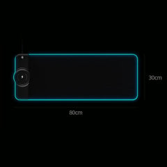K9186 Multifunctional RGB Lighting Mouse Pad With Wireless Charger
