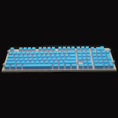 Pudding Double-layer Two-color 108-key Mechanical Translucent Keycap, White, Black, Gray, Sky Blue, Lemon Yellow, Violet, Orange, Apple Green, Red, Cheese Green, Dark Blue, Dark Coffee, Cyan, Light Coffee, Pink