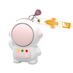 6052 USB Charging Mini Astronaut Shape Bladeless Fan, Blue, Green, Purple, Pink