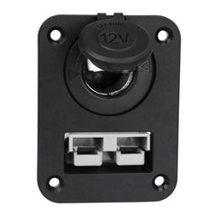 Andersen Panel Large Current Plug With 12V Cigarette Lighter Panel Combination, PA5403