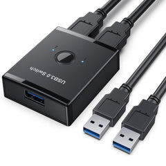 T25 2 In 1 USB3.0 Bidirectional Switch Printer Sharer Splitter