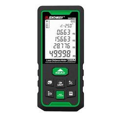 SNDWAY High-precision Indoor and Outdoor Green Laser Rangefinder, Distance:, 50m, 70m, 100m