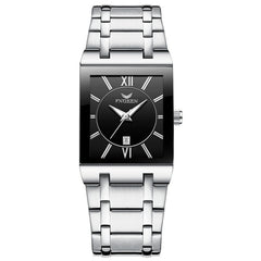 FNGEEN 3627 Waterproof Calendar Men Square Watch, Full Gold Black Surface, Full Gold Gold Surface, Black Belt Rose Shell Black Surface, Black Belt Gold Shell Black Surface, Black Belt Black Shell Black Surface, White Steel White Surface                ...