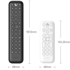 8BitDo Backlit Key Media Remote Control For Xbox, Style:, Long Version (Black)